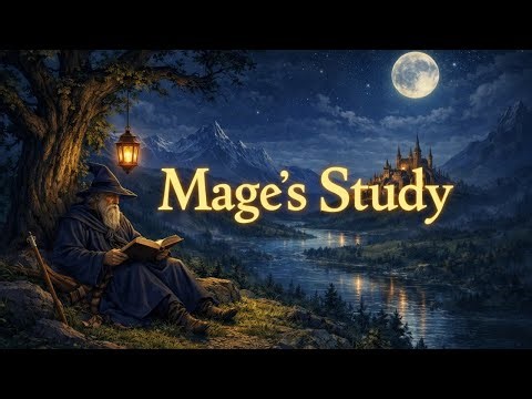 Deep Focus at the Mage’s Study | Calm Fantasy Ambient Music