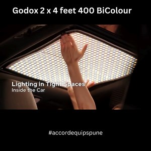 A slim, flexible, foldable, and portable LED light. Perfect for film and television professionals. The 400W LED panel light has a wide CCT range adjustable from 2700 to 8500K #accordequipspune 1800-212-3080 / 8600666661 @godoxindiaofficial @godox.india #goddox #punefilmmakers #cinematographer #gaffer | Accord Equips - Pune - Camera & Lens Rentals | Facebook