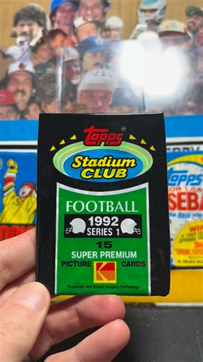 1992 Topps Stadium Club Football #footballcards #packopening #junkwax #topps #toppsstadiumclub | Cards.nostalgia