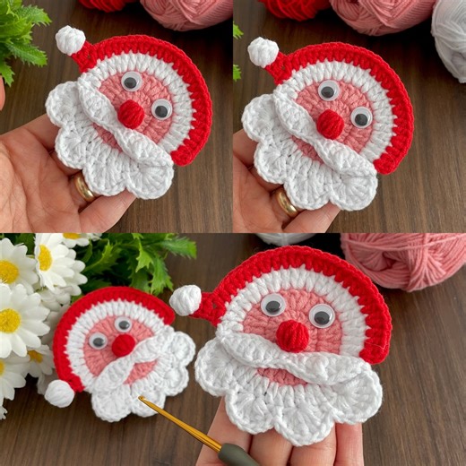2.2M views · 11K reactions | merry christmas and happy new year I made 100 of these and sold them all in one day. This is a great idea. You'll love it  #crochet #motif #chrismas | My Hobby | Facebook