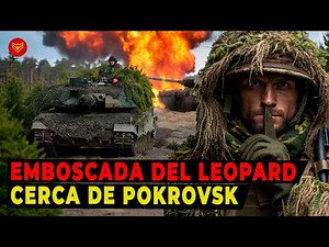 A Ukrainian Leopard Ambushes a Russian Convoy But Runs Out of Ammunition | Combat Stories