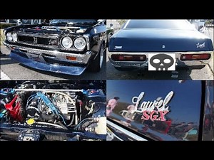 【本当に旧車？】美しすぎる日産・ローレルSGX（C130型）が塩那の郷に登場！