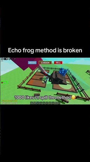 Echo Frog Method in Grow a Garden😱
