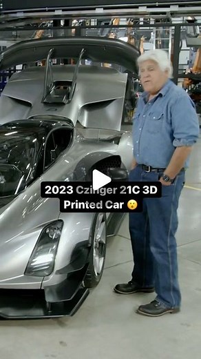 Jay Leno's Garage on Instagram: "It’s literally a 3D printed car. 👀👀👀 Tonight is the night! A new season of Jay Leno’s Garage premieres at 10pm ET on @cnbcprime and the episode will feature this brand new 3D printed car from the folks at @czinger_vehicles. The future of engineering is here and this is some big time manufacturing. #carsofinstagram #3dprinting #jaylenosgarage"