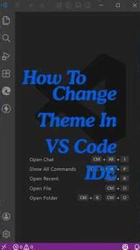 How To Change Theme In Visual Studio Code IDE - Dark Theme To Light Theme & Light Theme To Dark