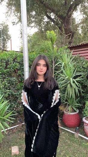 Elegant Outdoor Garden Fashion in a Velvet Dress