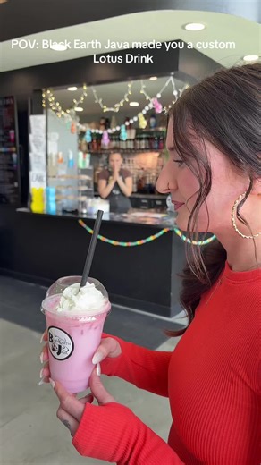 Custom Lotus Energy Drinks at Black Earth Java