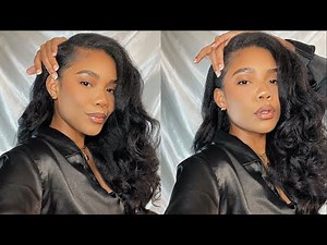 It's My REAL HAIR?! 😱 Natural Kinky Straight U Part Wig Install Ft. Alipearl Hair