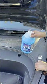 Adding Wiper Fluid to Tesla Model 3