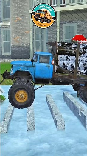 Can it pass? Heavy truck test | MudRunner New Mods Eps 39