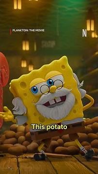 Never underestimate a potato 🥔🙅‍♀️ Plankton: The Movie is now playing on Netflix!