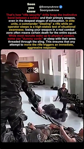 Why Elite Soldiers Never Let Go of Their Rifles—Even While Sleeping!