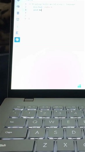 #clanguage Basic c language program to print "hello world" #computer #language #skills