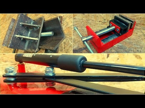 A master made 3 AMAZING vices from scrap metal.
