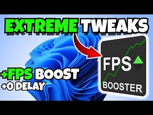 EXTREME PC Tweaks For MAX FPS & ZERO DELAY (2026 Guide)