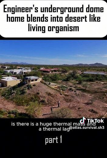 Engineer Creates Unique Dome Home That Blends with Desert