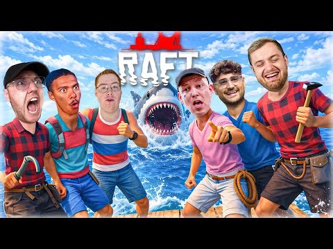 😱🔥6 STREAMER auf einem FLOß! - Das XL RAFT Projekt mit ELI, ZARBEX, MONTE, WILLY und GTIME | Trymacs