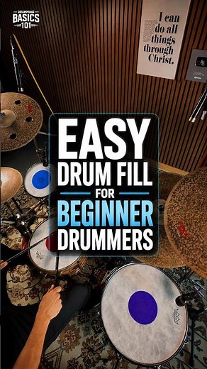 Easy Drum Fill You Need To Learn | Drum Lesson 🥁 #drums