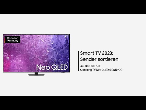 Samsung Smart TV 2023: Sender sortieren