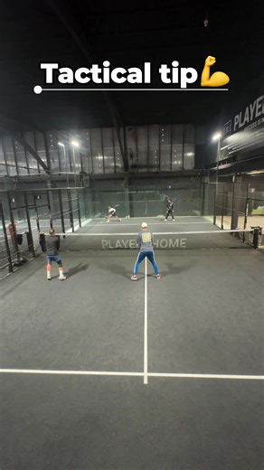 Use this tip in your next game! Keep using the middle to put pressure on the defending team🎾💪 • • • #padel #padeltime #padelmania #padeladdict #padelamateur