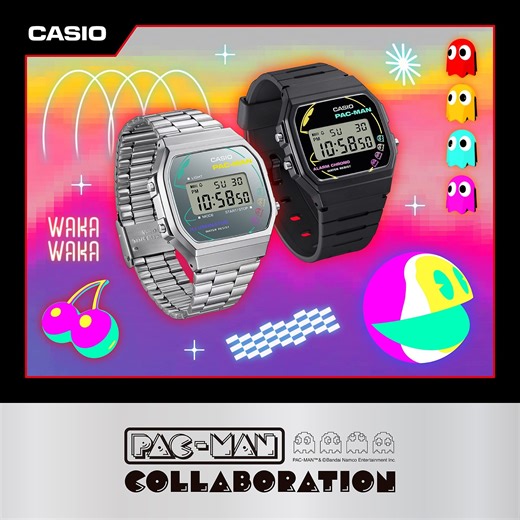 Casio x Pac-Man: Celebrating 45 Years of Nostalgia with 4 Unique Watchs - Gizmochina