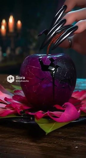 Witch Cuts a Magic Apple🍎– ASMR With Voice[EN] | Join the Magic Moment!✨ @skylinecho ​