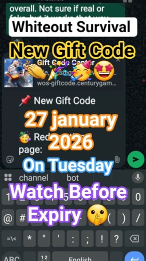 Whiteout Survival Gift Codes | January 2026 | Whiteout Survival new gift code | Whiteout Survival