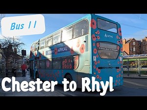 I rode to Wales from England | Chester to Rhyl through Hollywell | December 2024