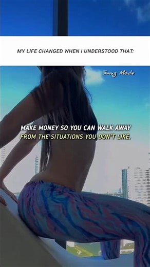 Make Money So You Can Walk Away 💸 | Swag Mode