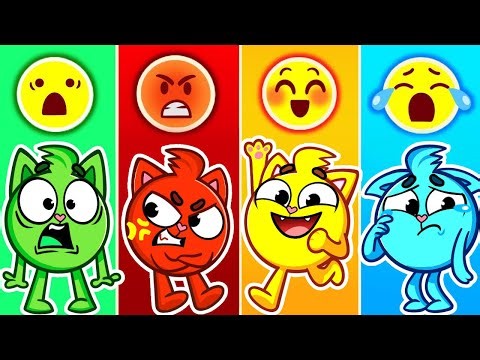 Learn Feelings and Emotions 😊💖 How to Share My Emotions? 🤔 Educational Cartoons for Kids | BZ Club