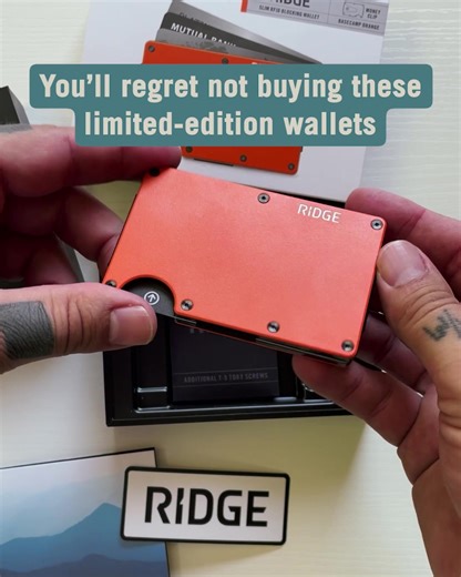 3.6K views | Meet The Ridge Wallet - The slimmest and most durable wallet ever made. Available in over 40 different styles and colors.  AirTag Tracking ️ Lifetime Guarantee ✅ 99 Day Risk-Free Trial  Free Shipping & Returns ⭐ Over 100,000 5-Star Reviews Need we say more? Get yours today. | The Ridge | Facebook
