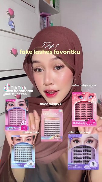 top 5 fake lashes favoritku #fakelashes #makeup