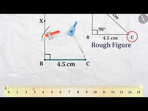Construction of a triangle based on RHS criterion | Part 1/3 | English | Class 7