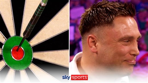 World Darts Championship: Gerwyn Price knocked out by Brendan Dolan as Luke Humphries rallies to a win