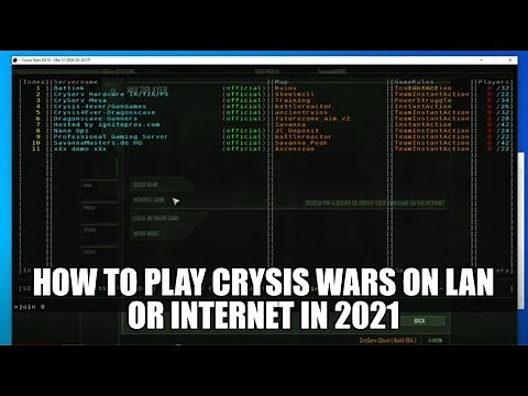 How to play Crysis wars on lan or internet in 2021