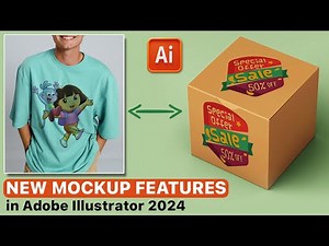 NEW MOCKUP Feature in Adobe Illustrator 2024 Tutorial