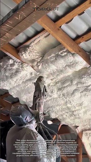 Spray Foam Roof Insulation Process