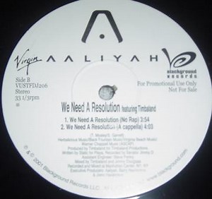 Aaliyah Featuring Timbaland - We Need A Resolution