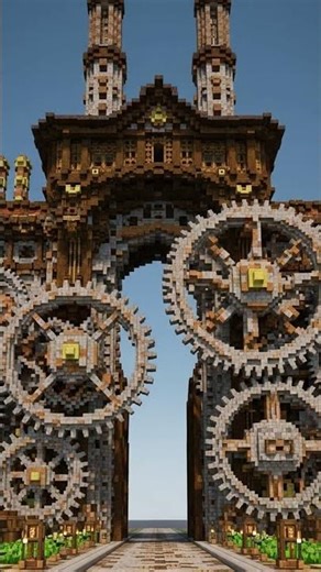 BANNED Minecraft Giant Gear and Cogs Factory Entrance Trick in Minecraft Sprint Hit Mastery – T #Sho