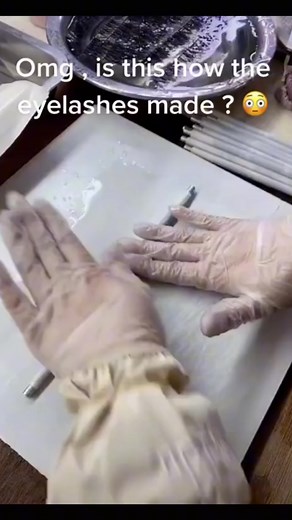 How are false eyelashes produced by eyelash factory? #fyp #eyelash