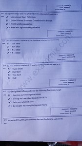 Multiple Choice Questions on Food Safety and StandardsQ.8 An ... | Filo