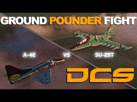 DCS | Ground Pounder Dogfight | A-4E VS SU-25T | Chronicles of the Absurd