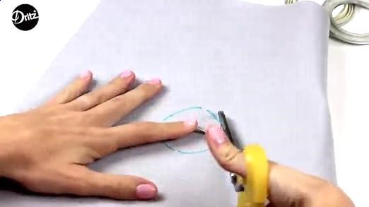 Dritz NR-704 Curtain Grommets 8 Pack Brushed Silver 1-9\/16in