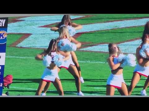 Oklahoma Sooners Pom Squad performance screenview 10/4/25 vs Kent State