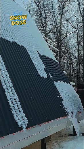 Satisfying Snow Shoveling ❄️