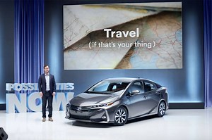 The Prius Prime has an EPA-est. total driving range of a BUNCH of miles. (JK. It's 640.)* | Toyota USA