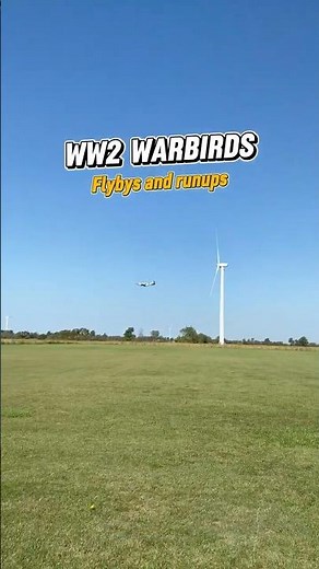 WW2 Warbirds | Flybys and Runups #rcflying #rcwarbird #rcplane