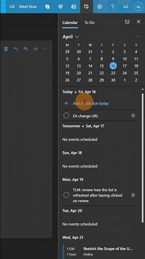📤 How to use MyDay in Outlook #Shorts