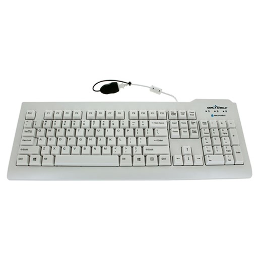 Buy the Seal Shield SSWKSV207 Clean 104K IP68 Waterproof USB Wired Keyboard -... ( SSWKSV207 ) online