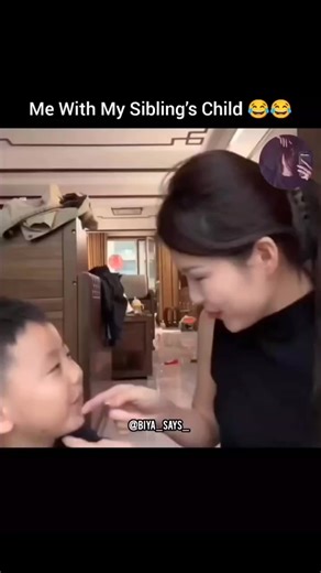 @memesrelatablelife.vibe on Instagram: "The post shares a 45-second video montage of a woman engaging in affectionate, over-the-top play with a young boy—her nephew—featuring cheek nuzzling, fake crying, and hugs, overlaid with "Me with my sibling's child " for relatable family humor. Watermarked "@DITA SAYS," the clip appears repurposed from TikTok-style content creators who specialize in emotional exaggeration for viral laughs, emphasizing aunt-nephew bonds without spoken dialogue. Released Ja